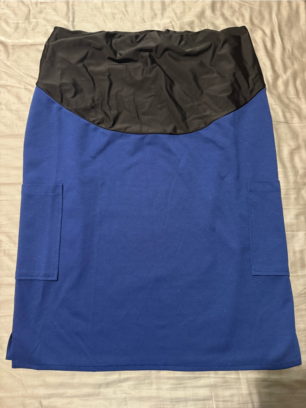 Maternity scrub skirt